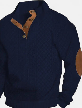 Men’s Textured Knit Pullover