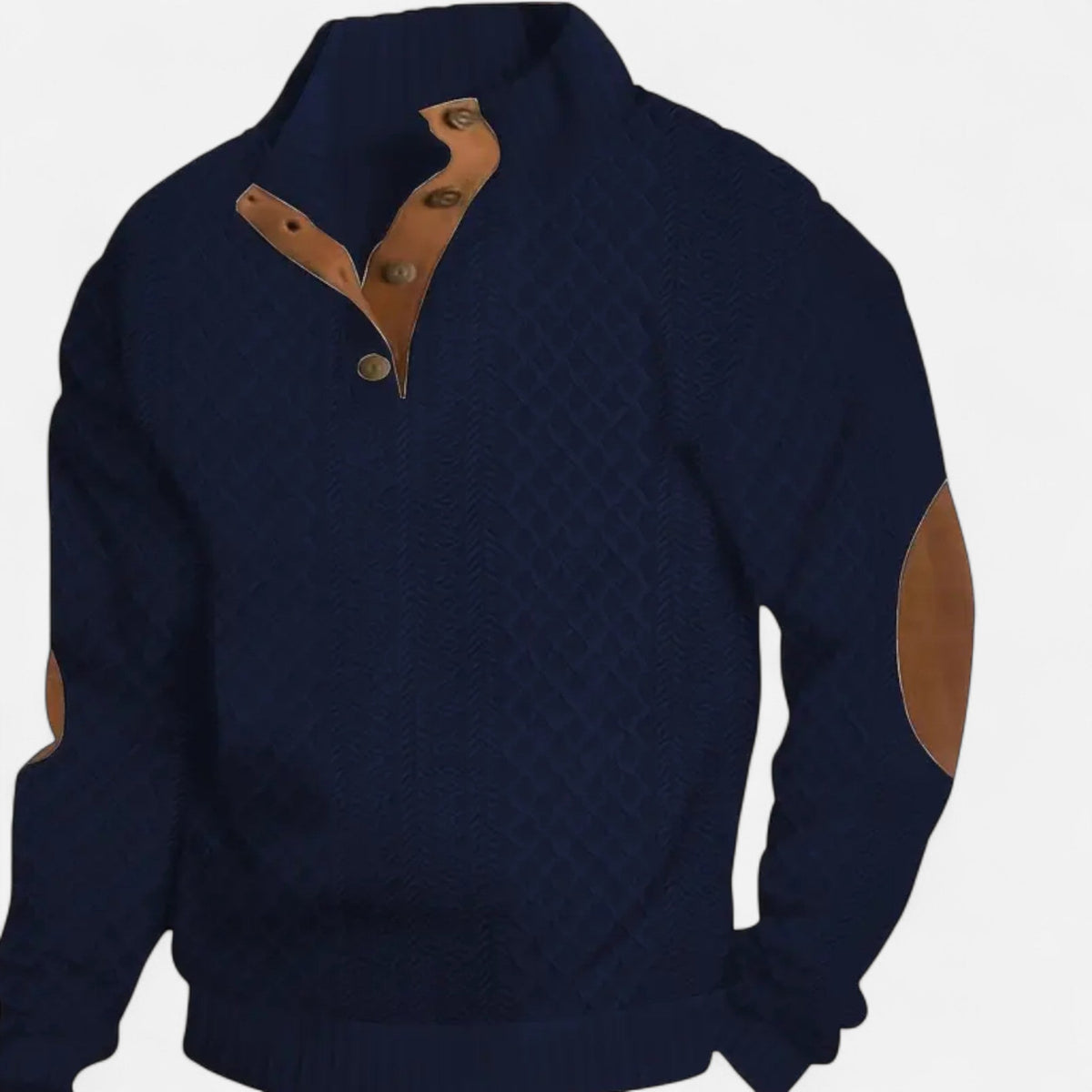 Men’s Textured Knit Pullover