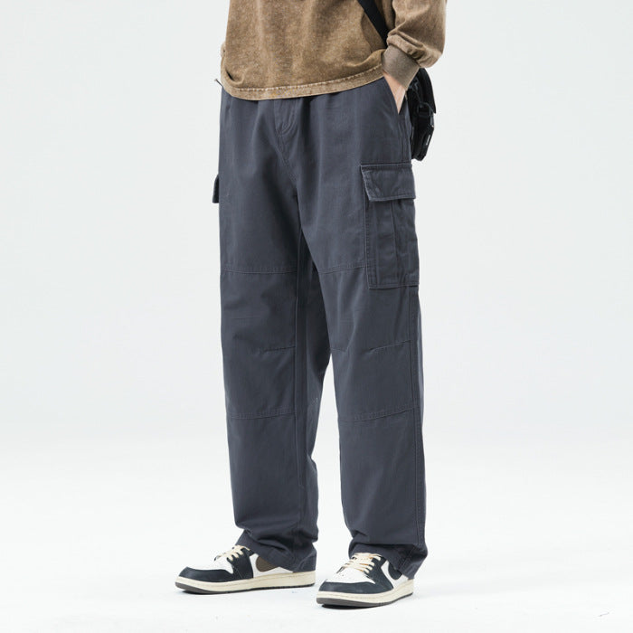 Men’s Cargo Straight-Leg Trousers