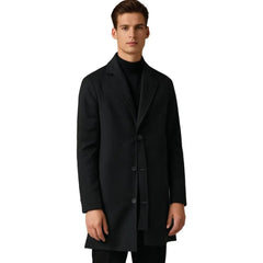 Castello Wool-Blend Men's Overcoat - detail image 9