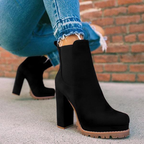 Women’s Platform Heel Ankle Boots