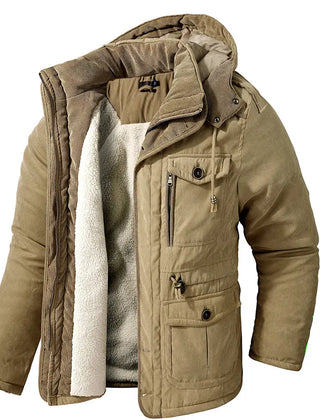 Men’s Insulated Hooded Parka Jacket