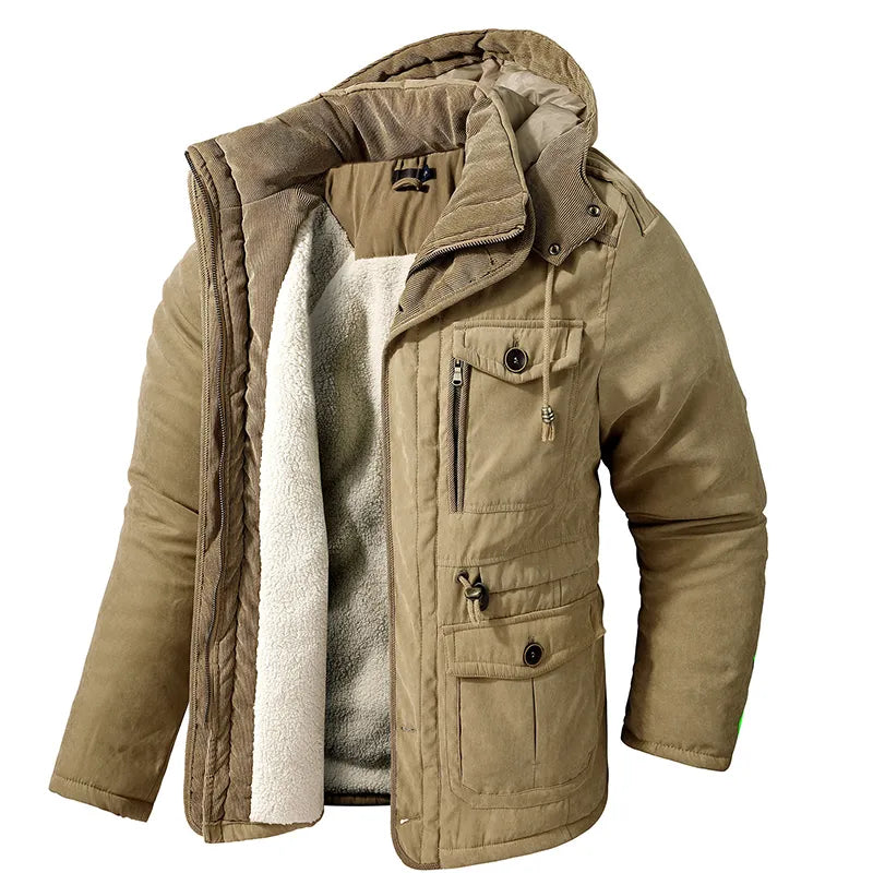 Men’s Insulated Hooded Parka Jacket