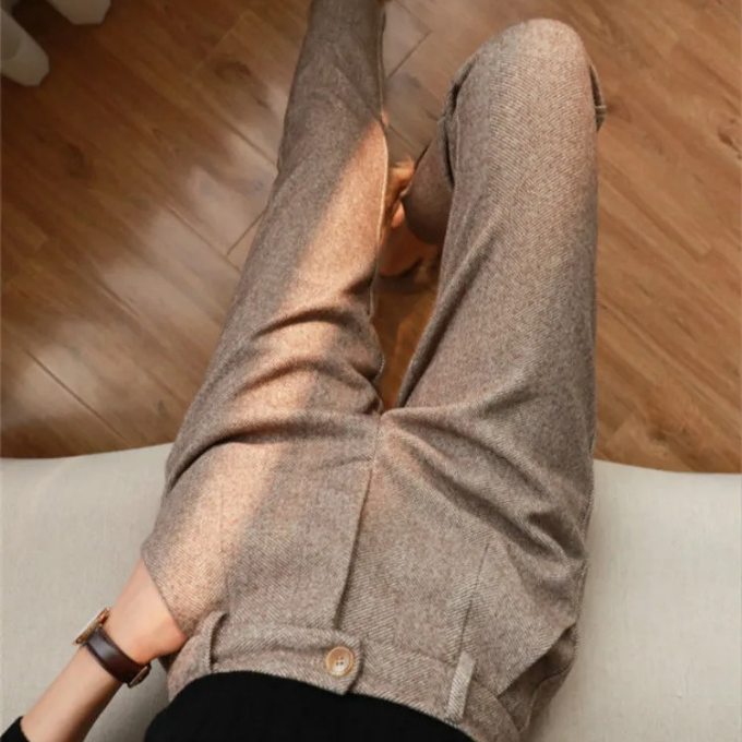 Men’s Tailored Herringbone Trousers