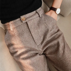 Men’s Tailored Herringbone Trousers