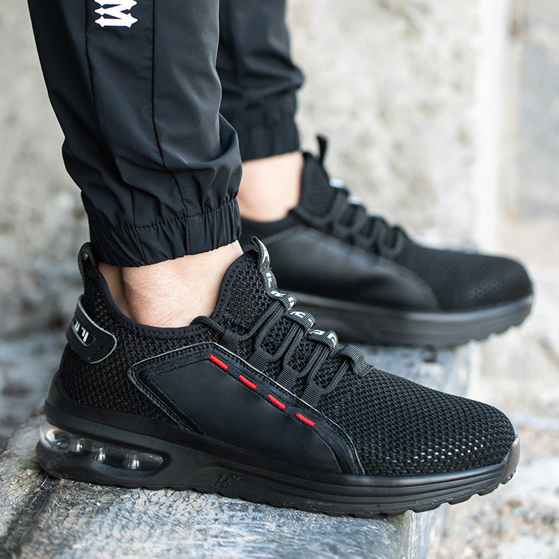 Men’s Woven Lace-Up Trainers