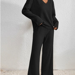 Women’s Ribbed Knit Lounge Set