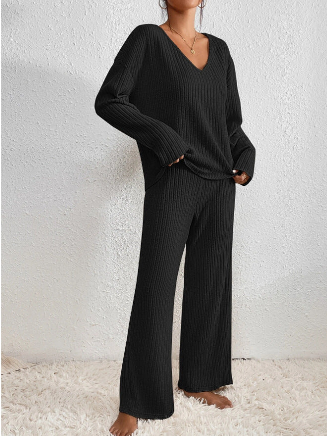 Women’s Ribbed Knit Lounge Set