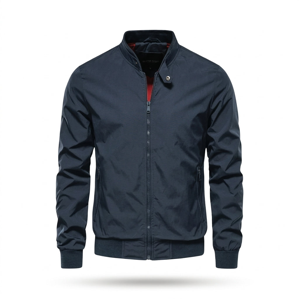 Men’s Lightweight Pocket Detail Jacket in Blue