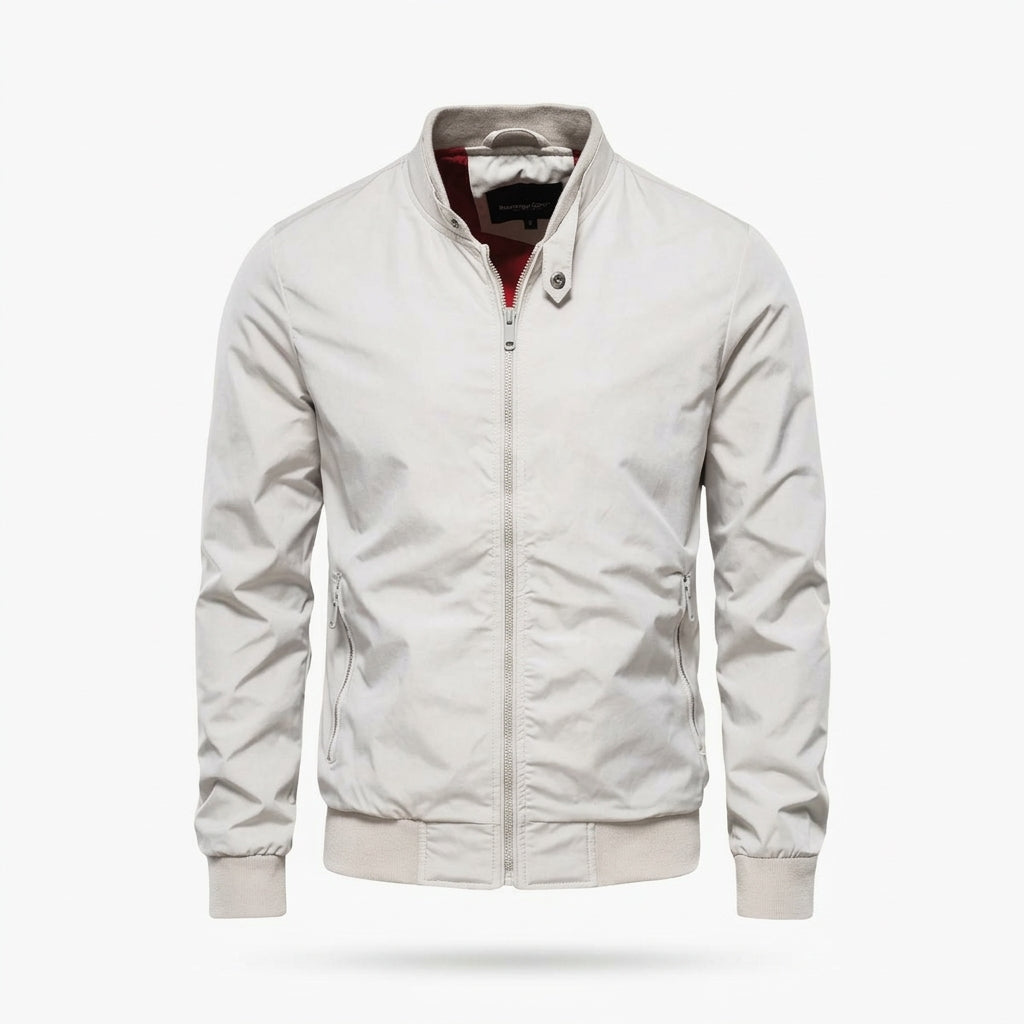 Men’s Lightweight Pocket Detail Jacket in White