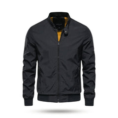 Men’s Lightweight Pocket Detail Jacket in Black