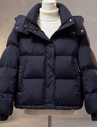 Valentina Quilted Women's Puffer Jacket - Blue