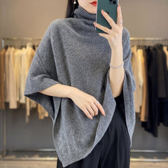 Women's Milan Fine Knit Shawl Jacket - Grey
