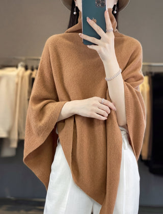 Women's Milan Fine Knit Shawl Jacket - Brown