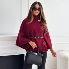 Aurelia Wool Blend Women's Jacket - Red