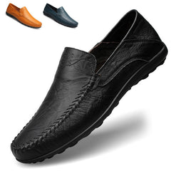 Men’s Leather-Look Loafers