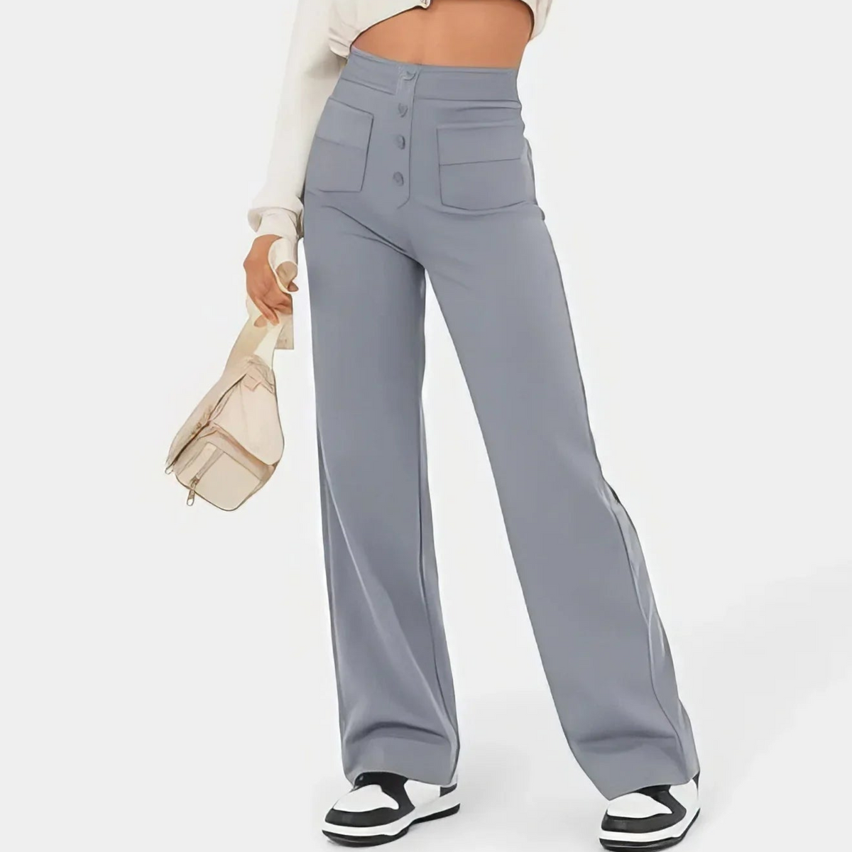 Women’s High Waist Wide Leg Trousers