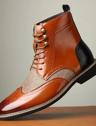The Brogue & Rogue Men's Boots - Brown
