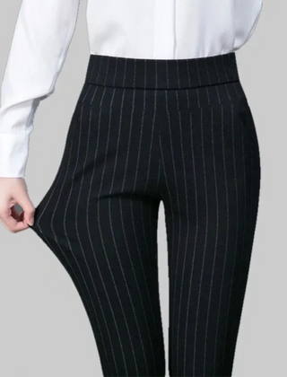 Women’s High-Waist Stretch Tapered Trousers