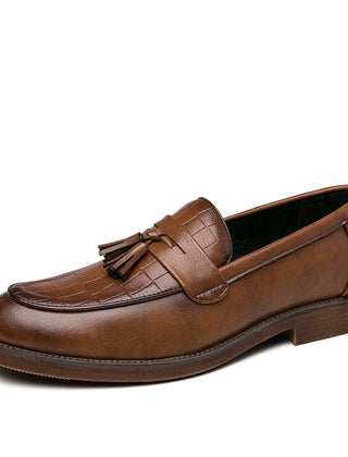 Men’s Leather-Look Tassel Loafers