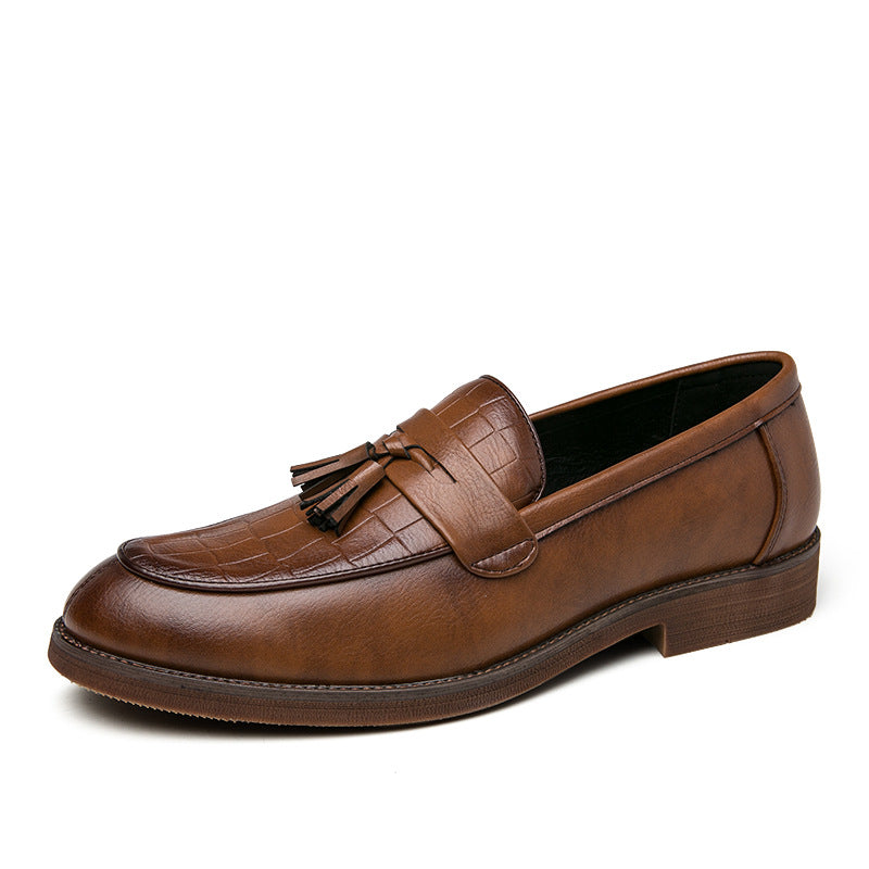 Men’s Leather-Look Tassel Loafers