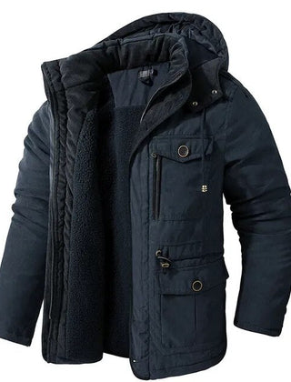 Men’s Insulated Hooded Parka Jacket