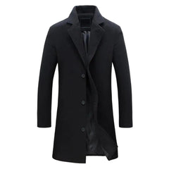 Castello Wool-Blend Men's Overcoat - detail image 7