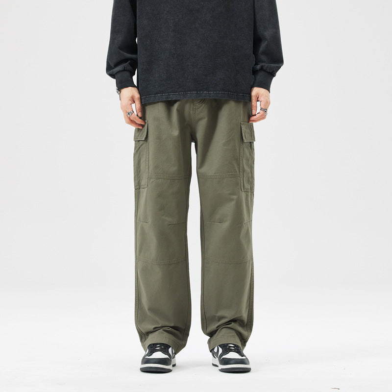 Men’s Cargo Straight-Leg Trousers