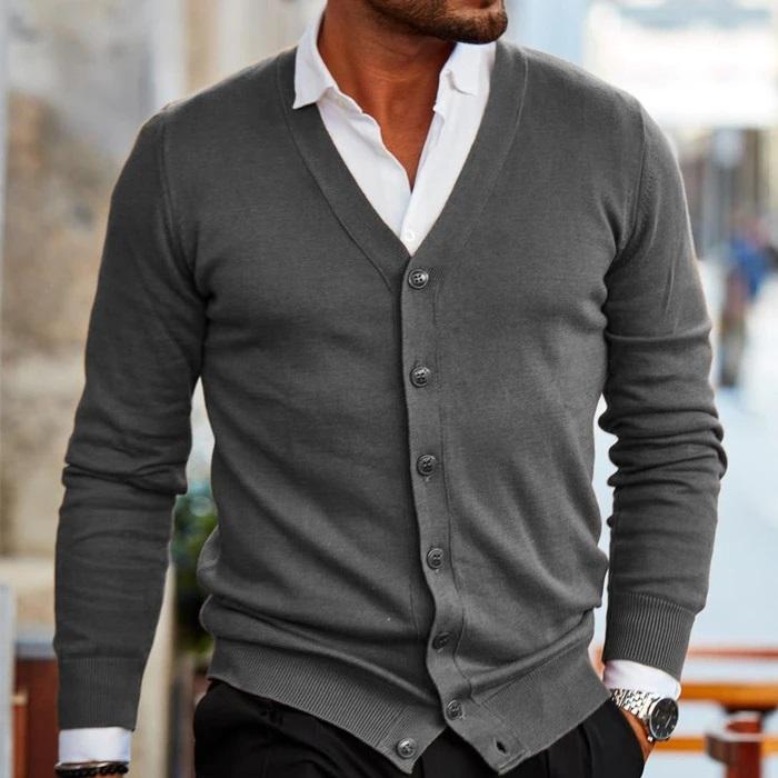 Men’s V-Neck Cardigan