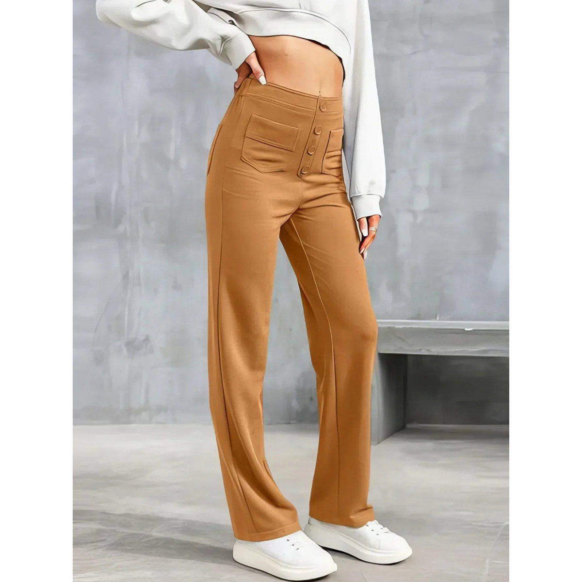 Women’s High Waist Wide Leg Trousers