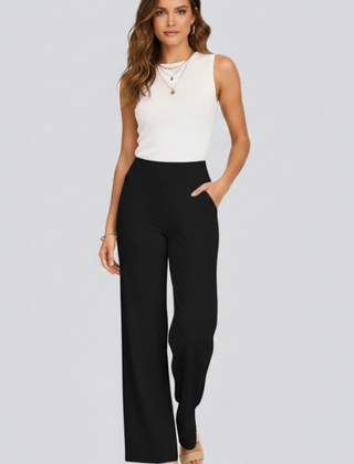 Women’s High-Waisted Wide-Leg Trousers