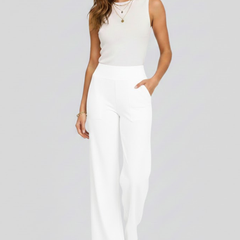 Women’s High-Waisted Wide-Leg Trousers