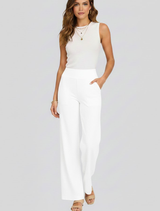 Women’s High-Waisted Wide-Leg Trousers