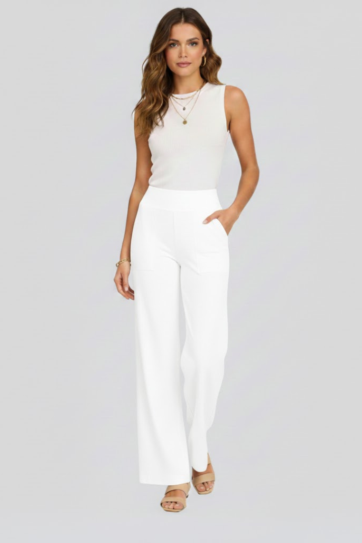 Women’s High-Waisted Wide-Leg Trousers