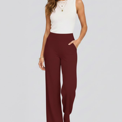 Women’s High-Waisted Wide-Leg Trousers