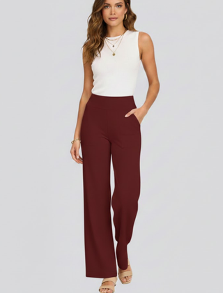 Women’s High-Waisted Wide-Leg Trousers