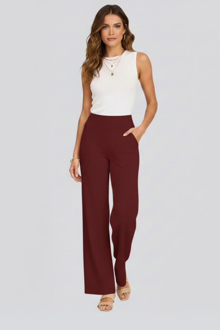 Women’s High-Waisted Wide-Leg Trousers