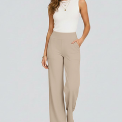 Women’s High-Waisted Wide-Leg Trousers