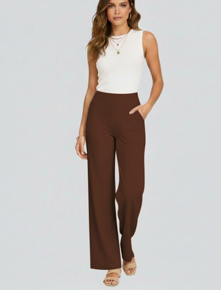 Women’s High-Waisted Wide-Leg Trousers