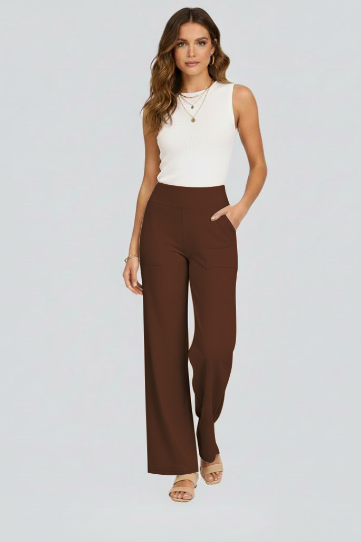 Women’s High-Waisted Wide-Leg Trousers
