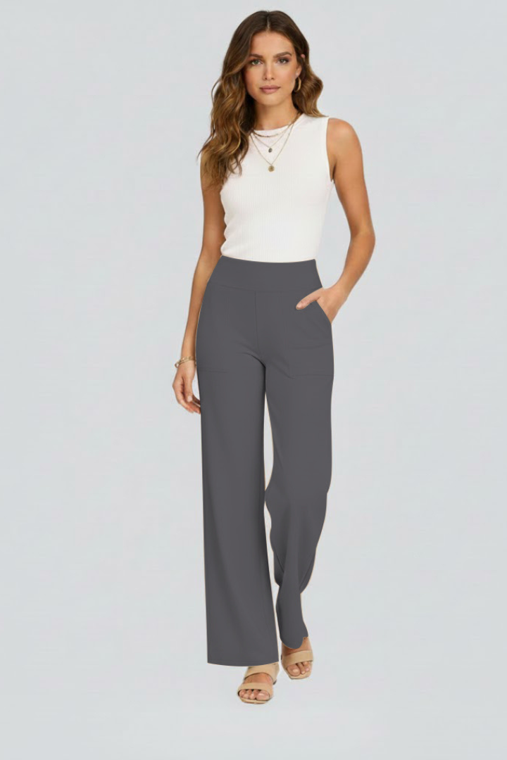 Women’s High-Waisted Wide-Leg Trousers