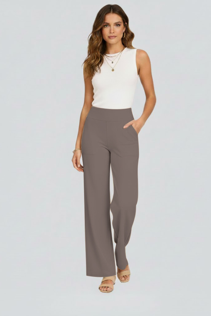Women’s High-Waisted Wide-Leg Trousers
