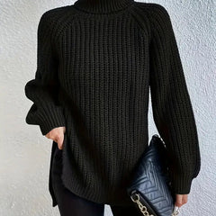 Women's Houstona Turtleneck Jumper - Black