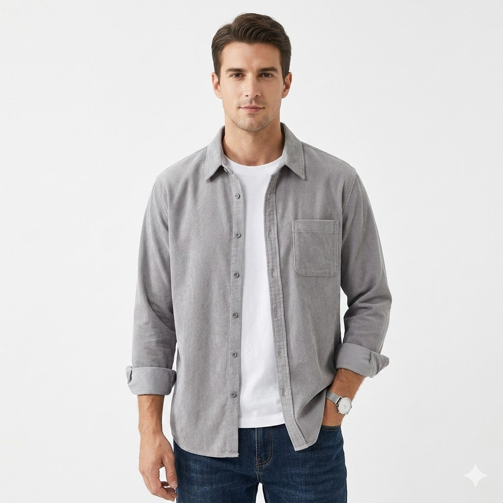 Men’s Casual Corduroy Shirt