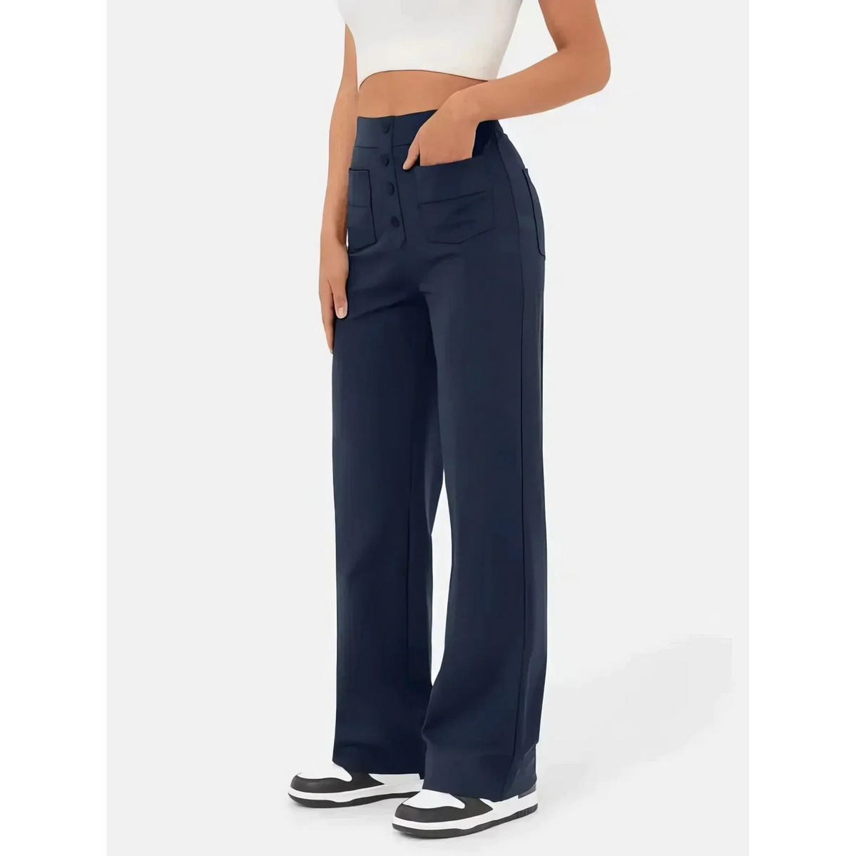 Women’s High Waist Wide Leg Trousers