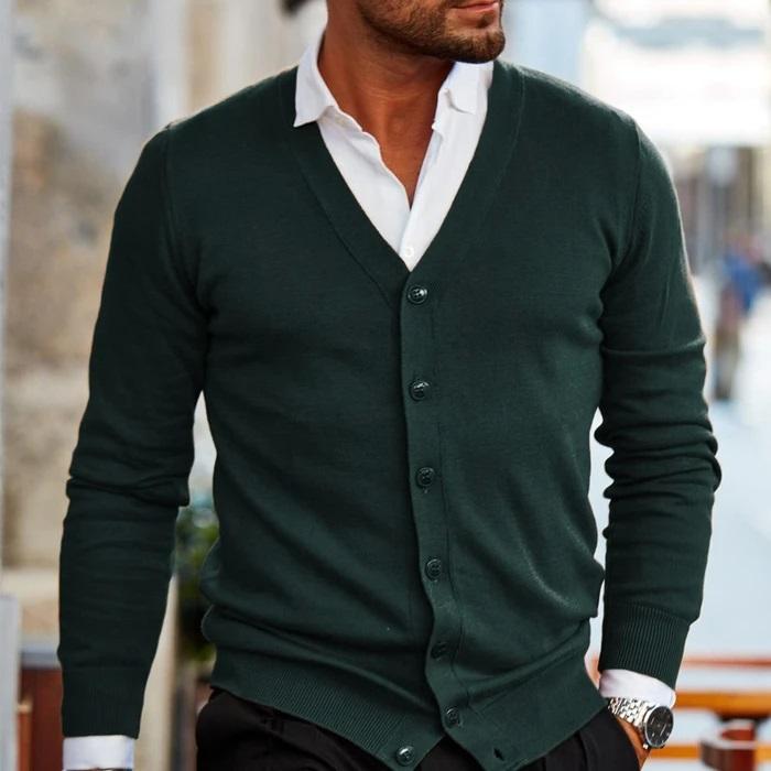 Men’s V-Neck Cardigan