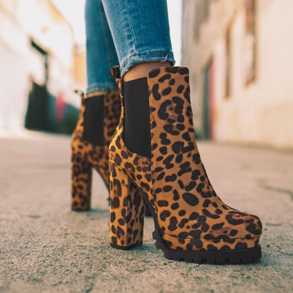 Women’s Platform Heel Ankle Boots