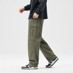 Men’s Cargo Straight-Leg Trousers