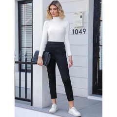 Women’s High-Waist Stretch Tapered Trousers
