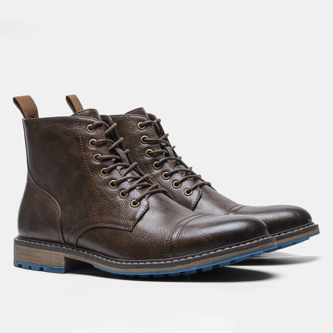 Bayshore Leather Men's Boots - Dark Brown